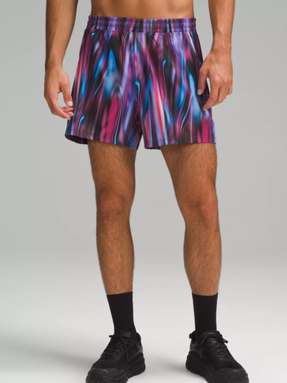 Lululemon Men's Pace Breaker Linerless 5" Shorts Chroma Blur Purple Large L